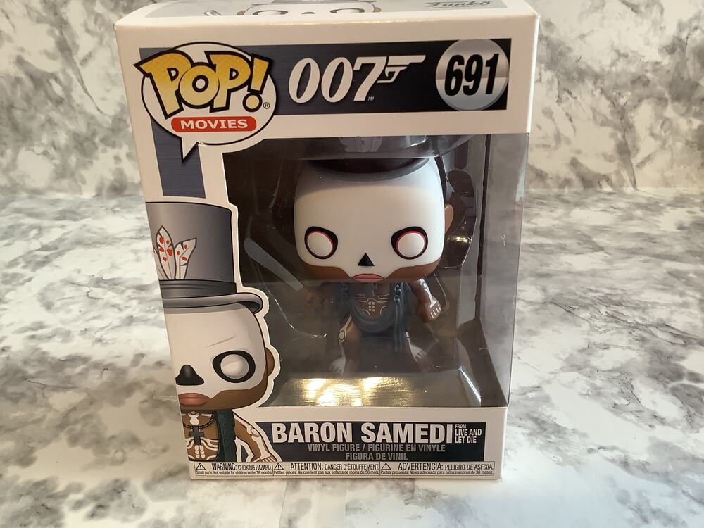 Funko Pop!  BARON SAMEDI - 007 Live and Let Die Movies - Vinyl Figure #691  NIB